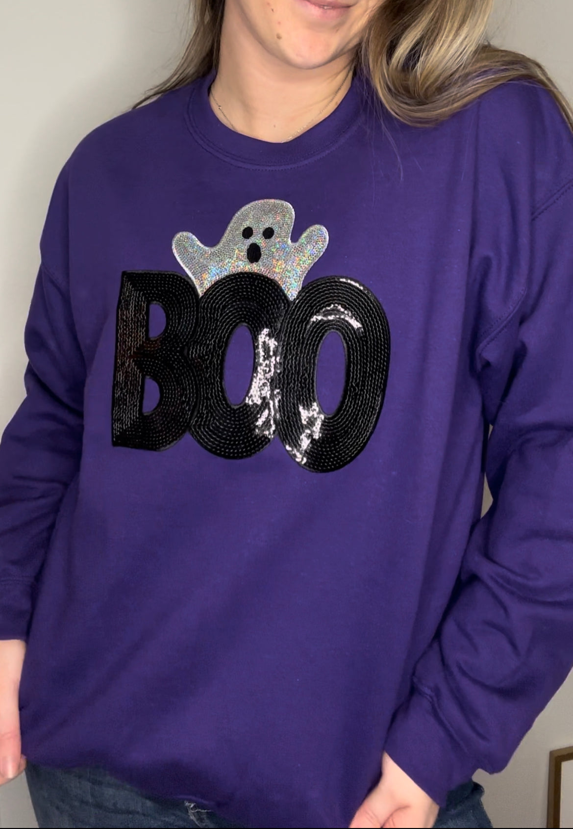 Boo Patch Sweatshirt