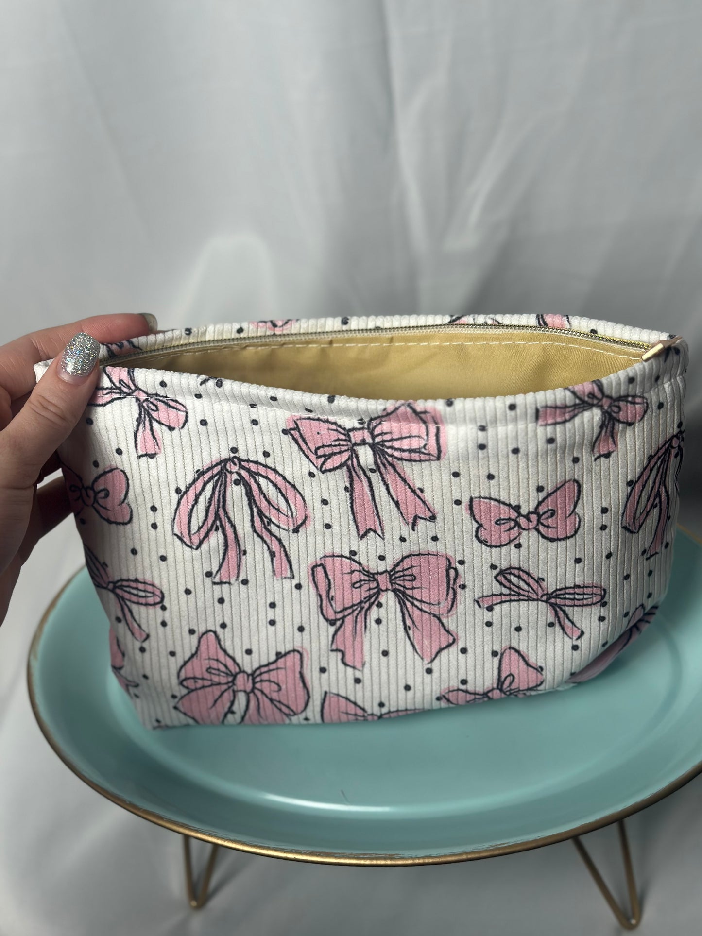 Bow Makeup Bag