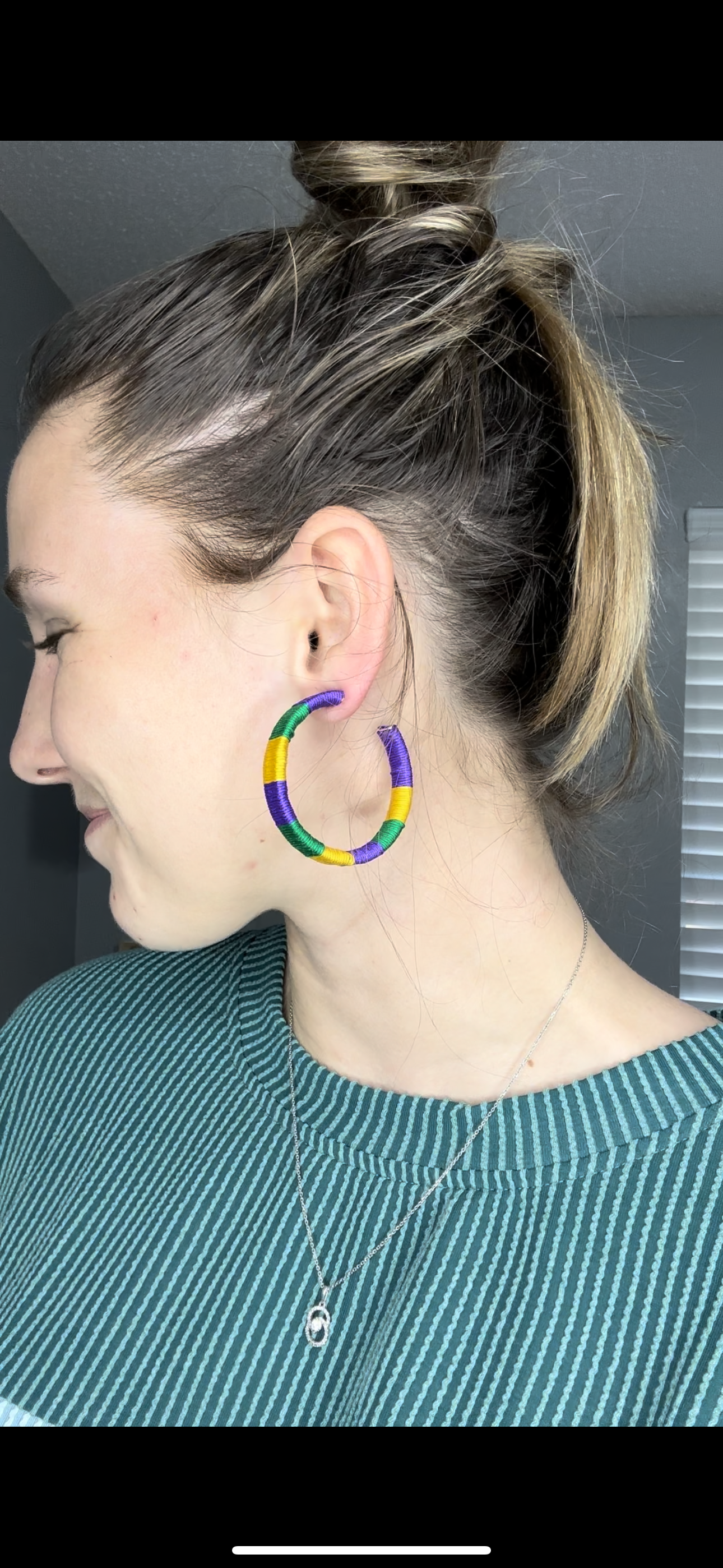 Mardi Gras C Earrings