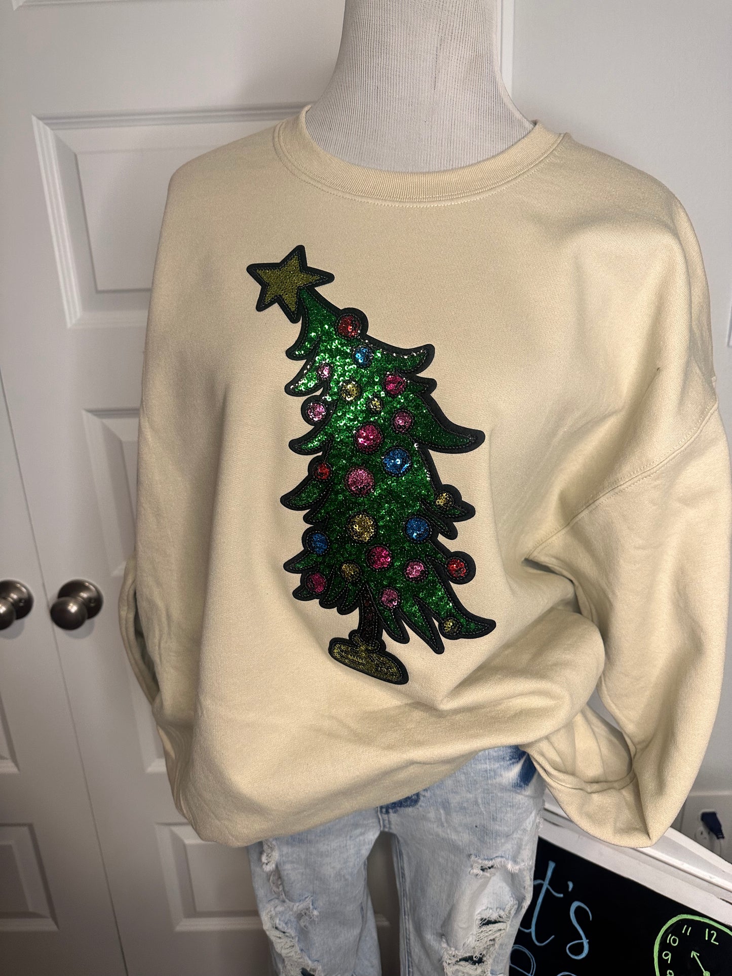 Grinch Tree Sweatshirt