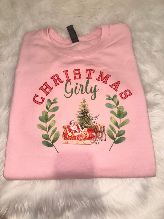 Girly Christmas Sweatshirt