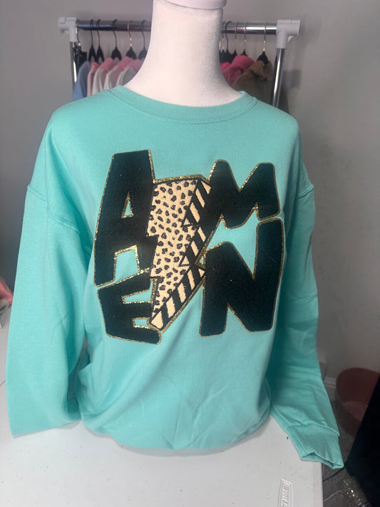 Amen Patch Sweatshirt