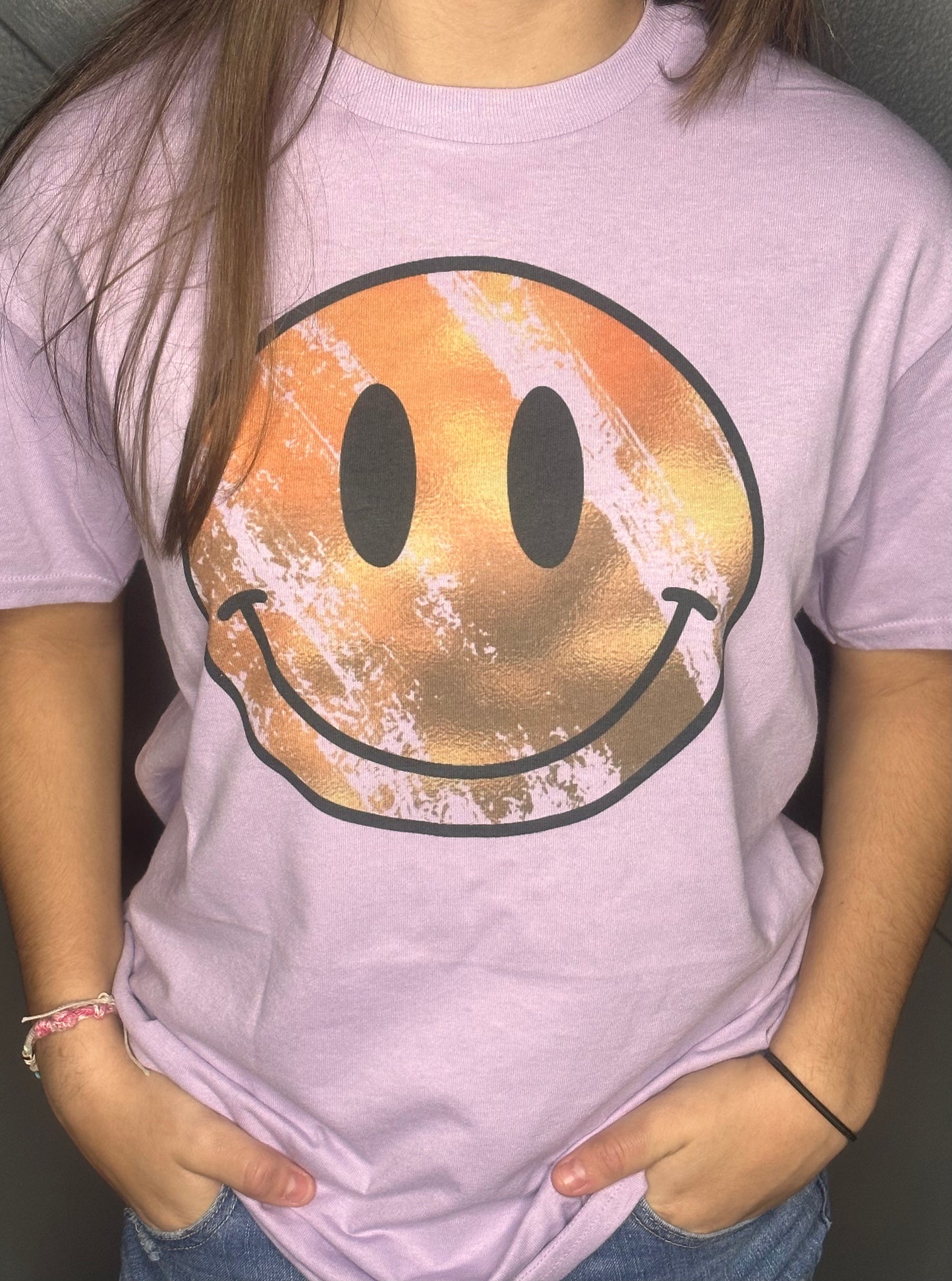 Gold Smiley Tshirt