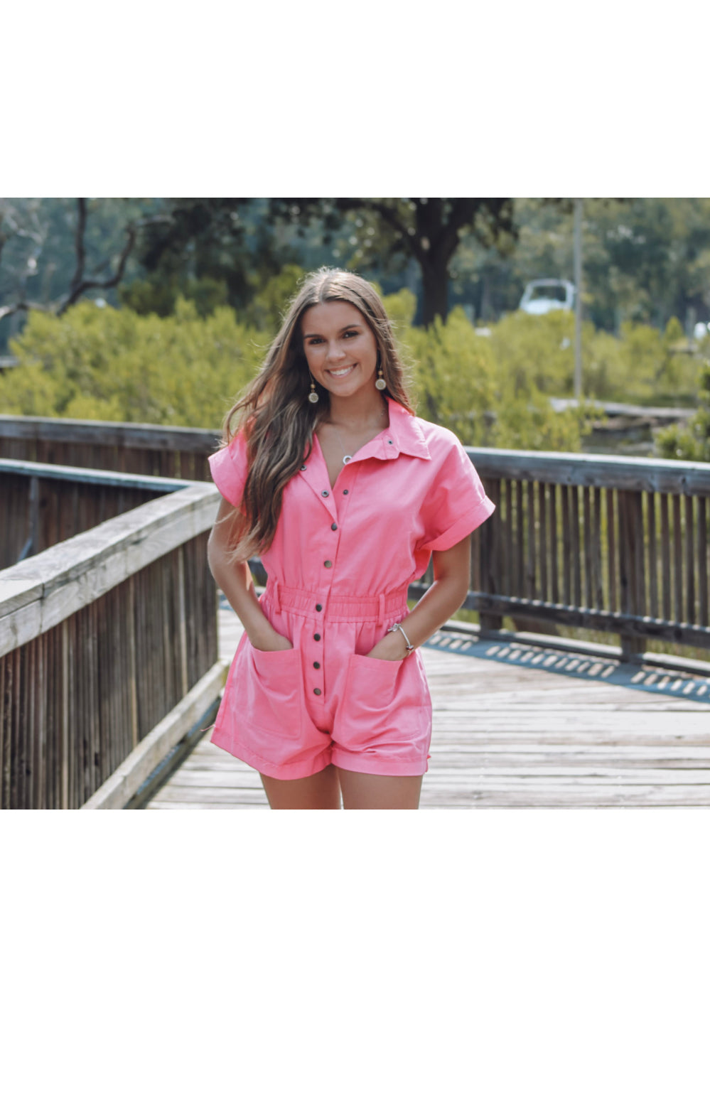 Pretty In Pink Romper