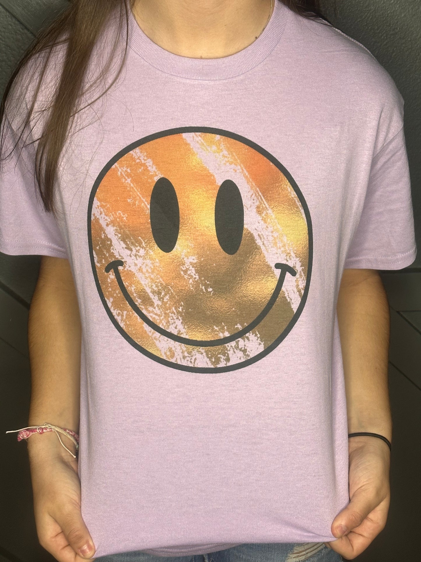 Gold Smiley Tshirt