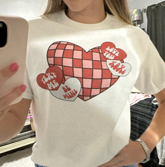 Retro Hearts Tshirt